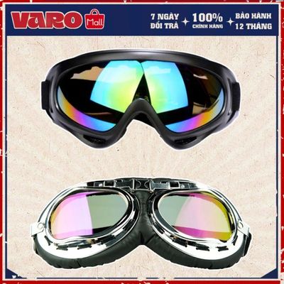 kính gắn mũ bảo hiểm 3 4 VARO, kính UV, Kính phi công gắn mũ bảo hiểm nửa đầu, nón 3/4