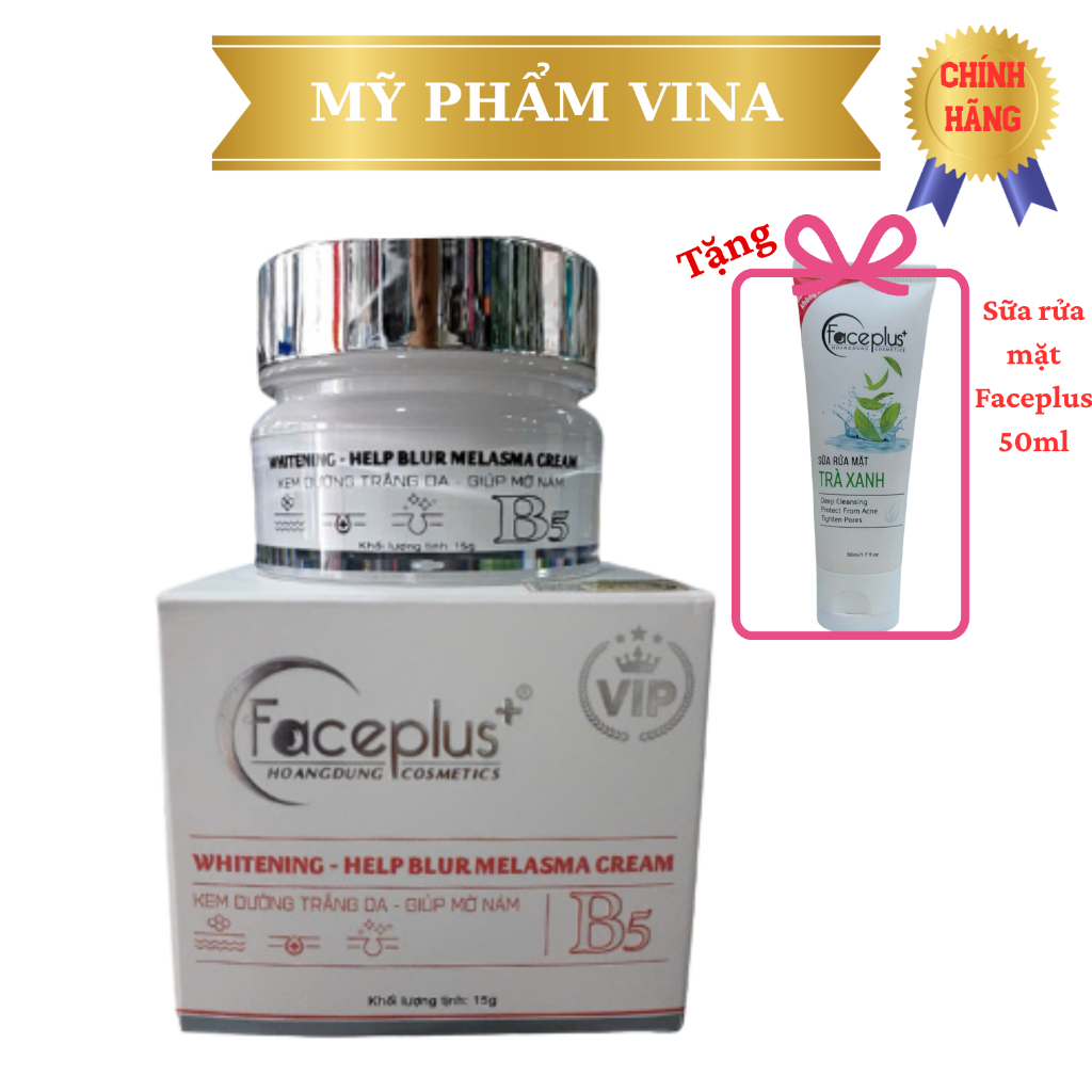 Kem Nám - Tàn Nhang - Đồi Mồi FacePlus+ (10g) + tặng mặt nạ