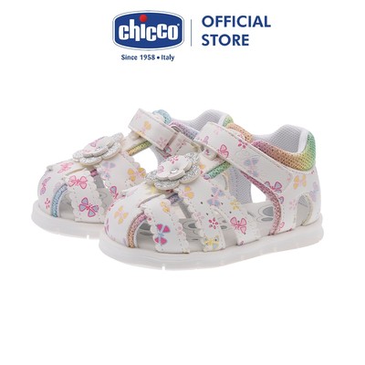 Sandal tập đi trẻ em Chicco Fenis hoa sắc màu