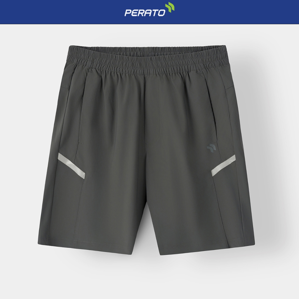 Quần Short Chun Nam PERATO Phong Cách Training Phom Regular TBSCS5M004