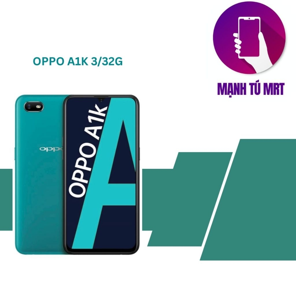 Điện thoại Oppo A1k 32G MediaTek MT6762R 8 nhân/ 2Gb/ 32Gb. cũ bảo hành 1 tháng.
