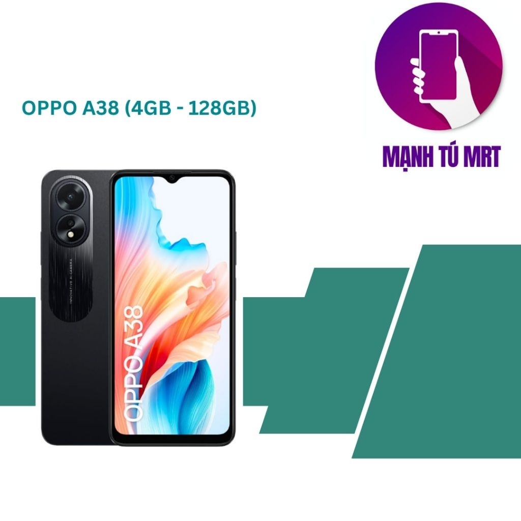 Điện thoại Oppo A38 (4GB - 128GB), chip Mediatek MT6769 Helio G85. hàng cũ bảo hành 3 tháng.