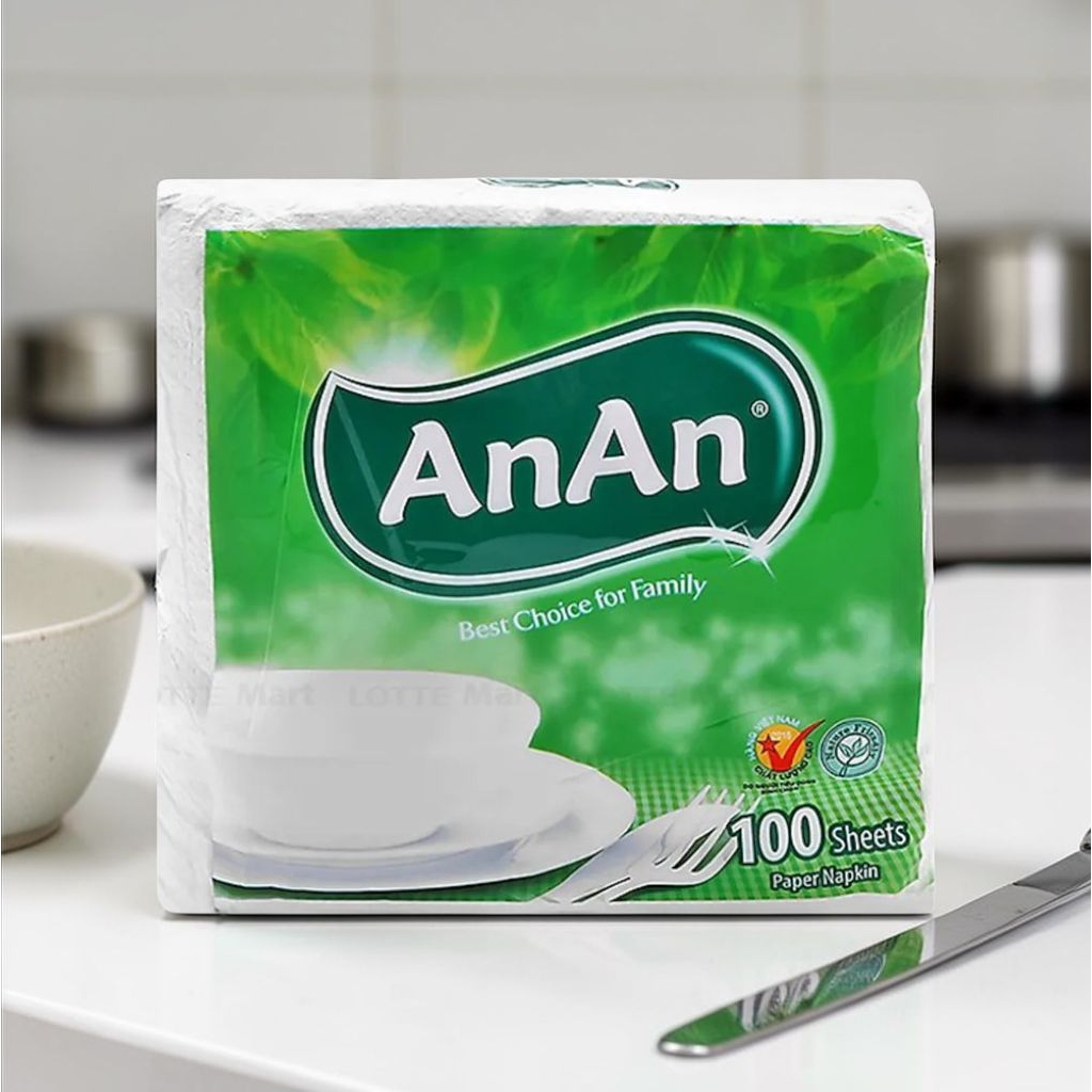 Khăn giấy ăn An An - Best Choice for Family (Chính hãng)