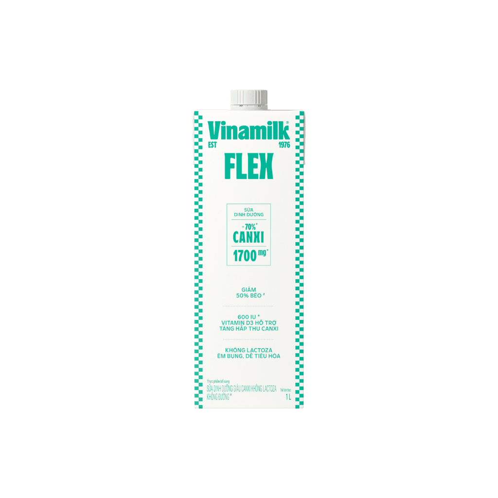 SỮA FLEX KHÔNG ĐƯỜNG VINAMILK 1 LÍT