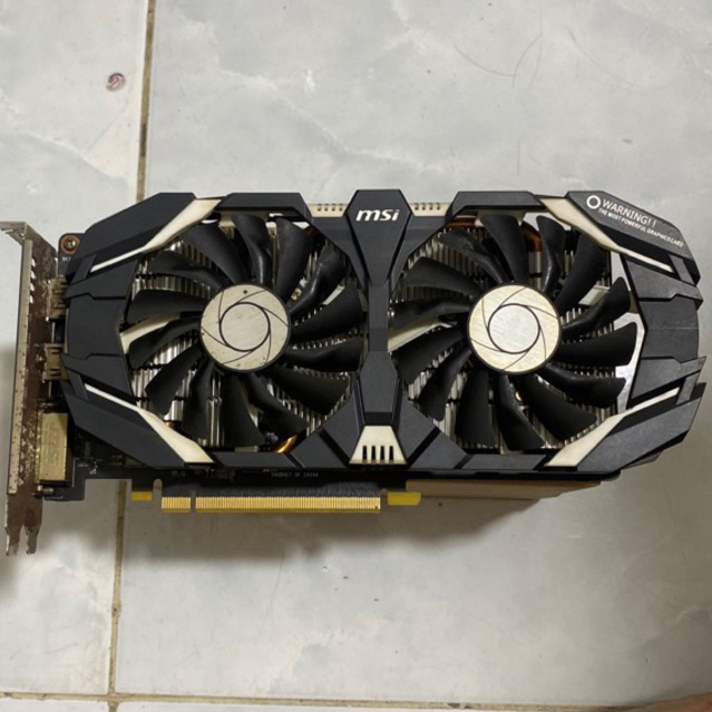 card gtx 1060 6gb msi hàng cũ tháo máy game tặng đầu chuyển hdmi
