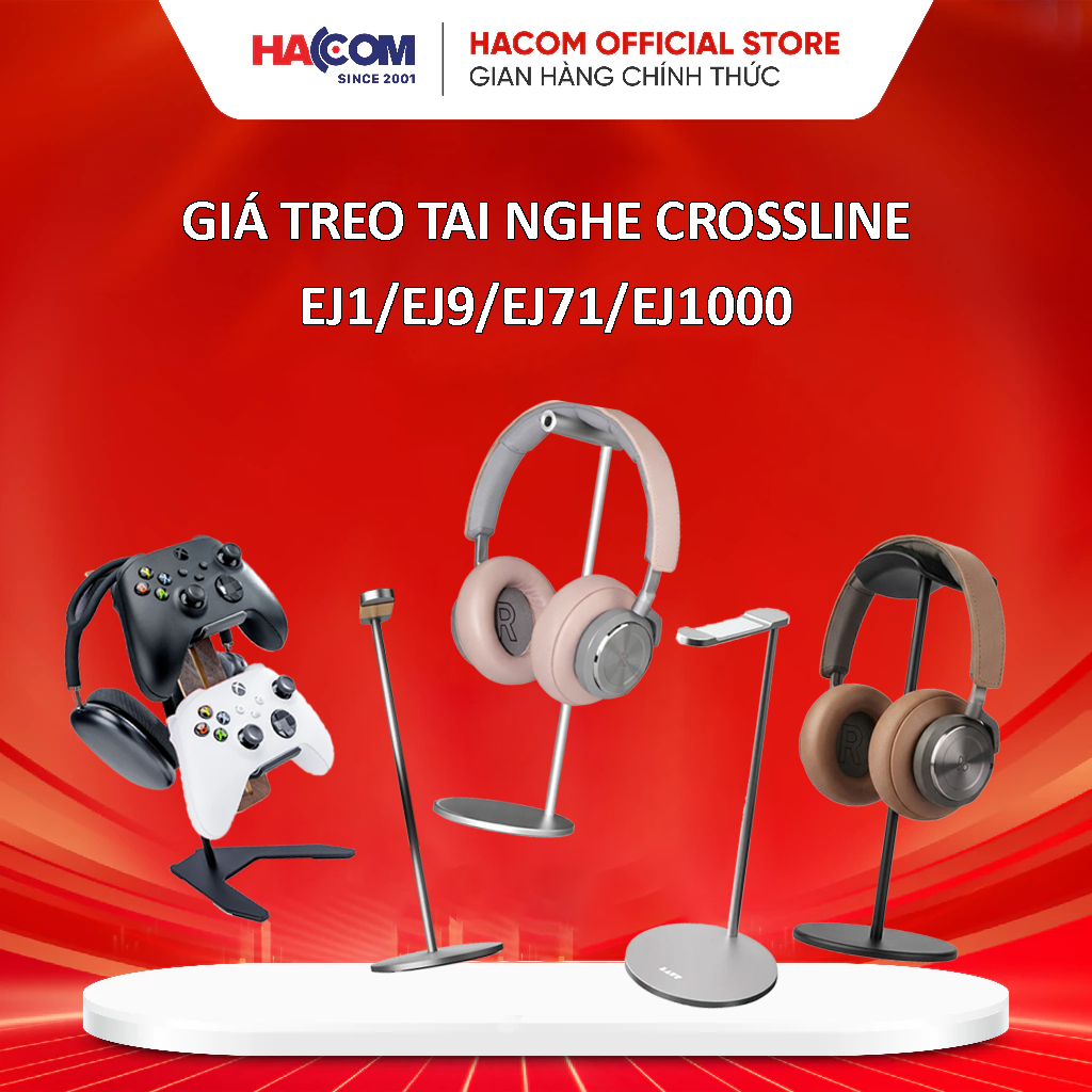 Giá Treo Để Tai Nghe Cao Cấp Crossline Chống Trượt Thép Cao Cấp -Hacom PC