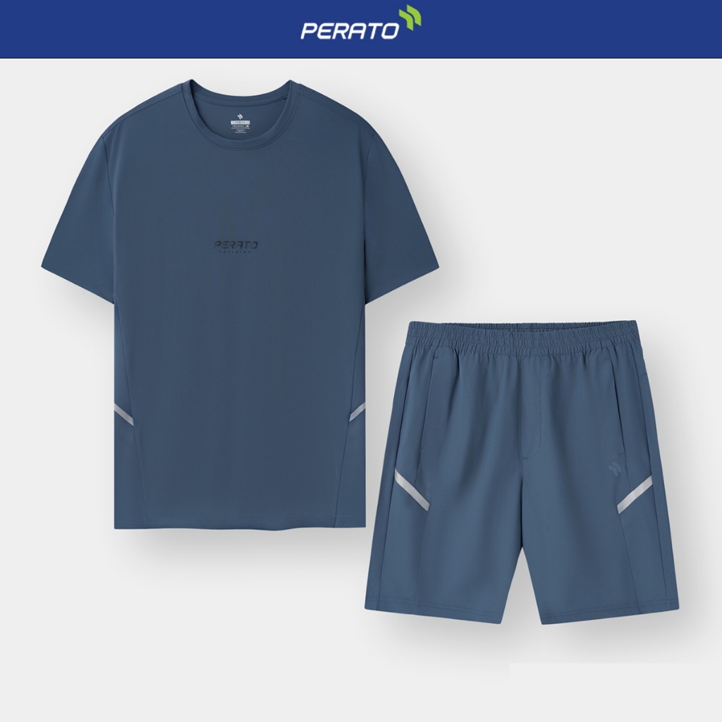 Bộ Quần Áo Nam PERATO Phong Cách Thể Thao Training Phom Regular TBTSSCS5M004