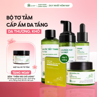 Bộ Chăm Sóc Da Chuyên Sâu Ngăn Ngừa Lão Hoá Căng Mịn Từ Tơ Tằm Cỏ Mềm