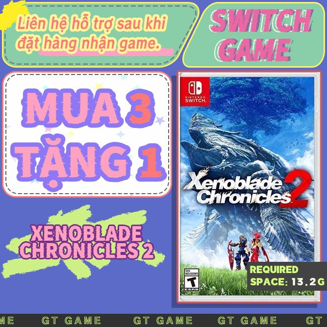 Xenoblade Chronicles 2 Nintendo Switch（Switch Game） -Mua 3 tặng 1