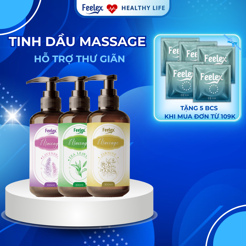 Tinh dầu massage Feelex dung tích 300ml