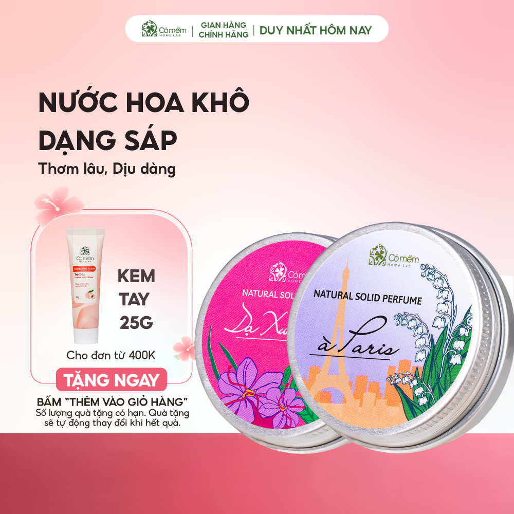 Nước Hoa Khô Cỏ Mềm 10g [Tặng Túi Vải]