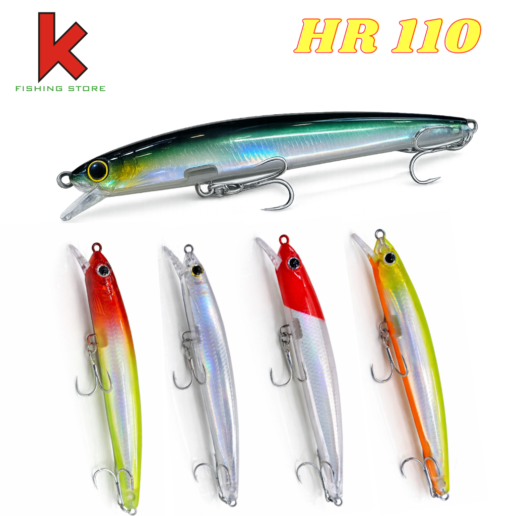 HORAI Mồi câu lure HORAI MR 110 11cm/13.5g lặn 20-50cm cho cá chẽm măng nhồng ngão chất liệu Minnow 