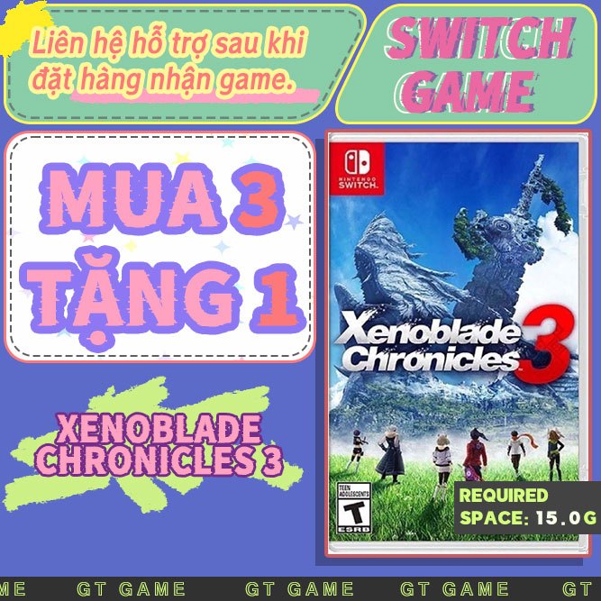 Xenoblade Chronicles 3 Nintendo Switch（Switch Game） -Mua 3 tặng 1