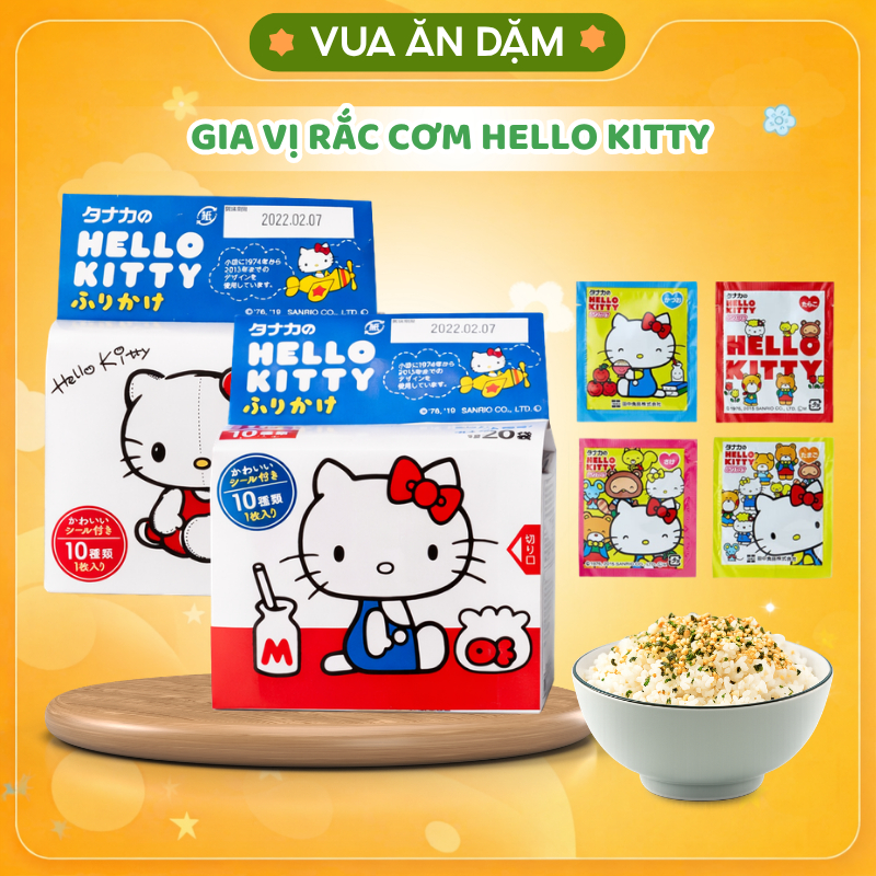 Gia vị rắc cơm Hello Kitty cho bé
