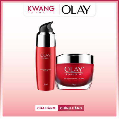 Kem Dưỡng, Serum Olay Regenerist Ngừa Lão Hóa Da Ban Ngày&Ban Đêm 50g,50ml