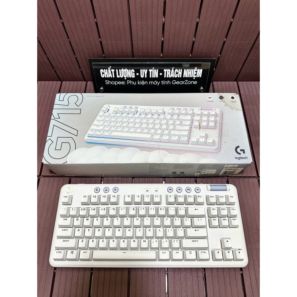 Bàn phím cơ Logitech G715 Aurora Wireless/ G713 Wired Linear switch