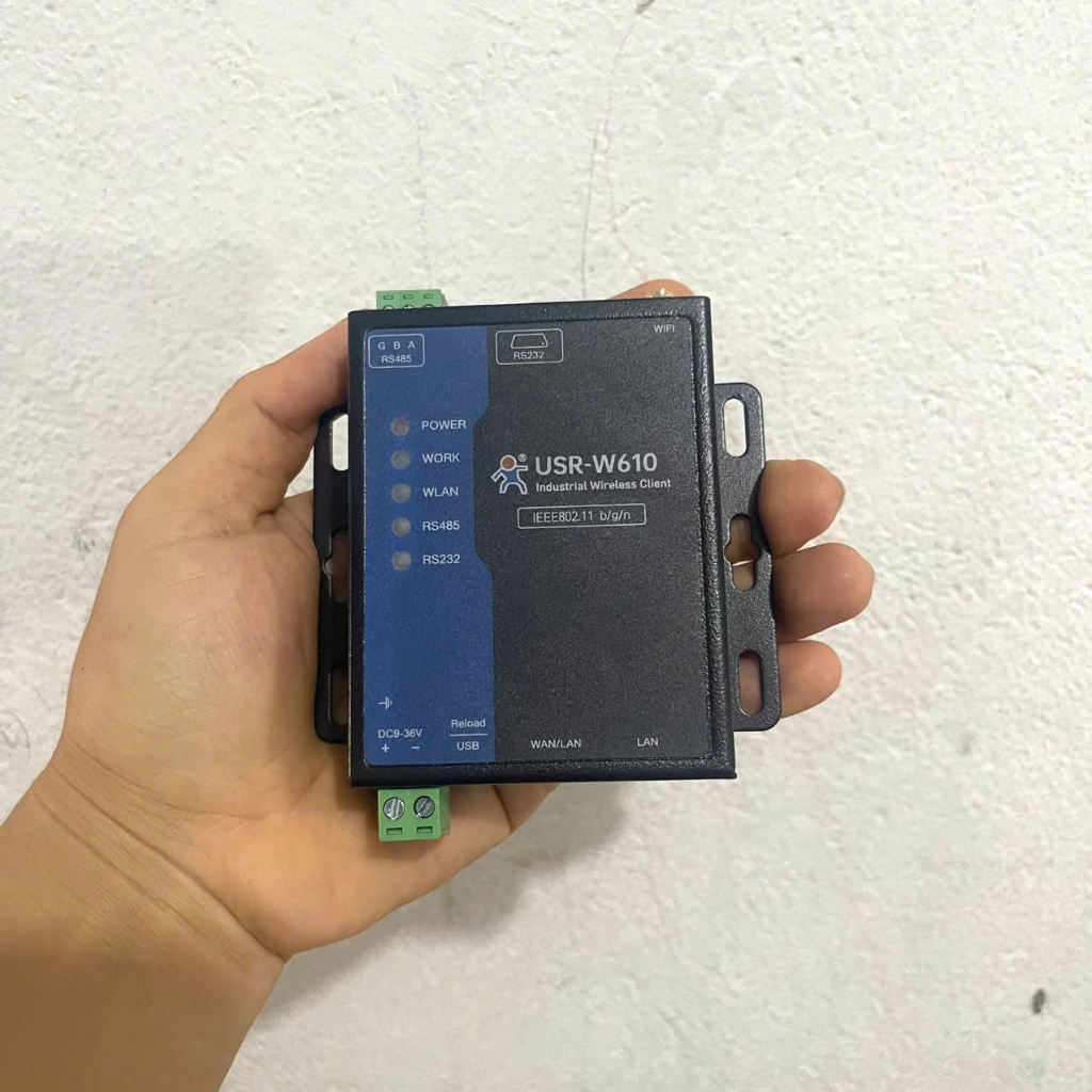 Bộ chuyển đổi mạng WIFI USR-W610 RS232/485 Sang Ethernet và wifi