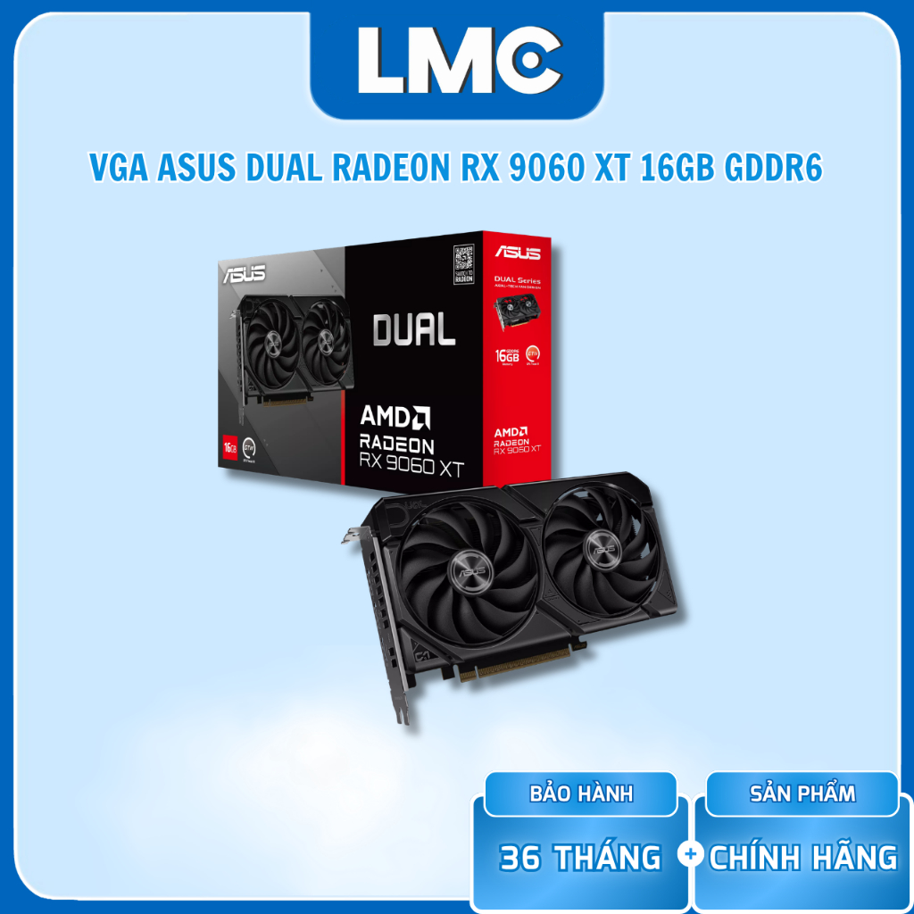 VGA Asus DUAL RX 9060 XT 16GB