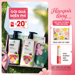 [Hộp Quà Tặng] Bộ Gội Xả Giúp Giảm Gãy Rụng Phục Hồi Tóc Hư Tổn Cỏ Mềm