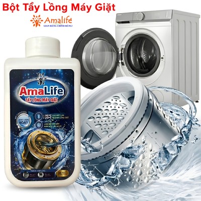 Bột Tẩy Lồng Máy Giặt Cao Cấp Hãng Amalife Giúp Làm Sạch Và Loại Bỏ Cặn Bẩn Hiệu Quả 99% - Hộp 300g