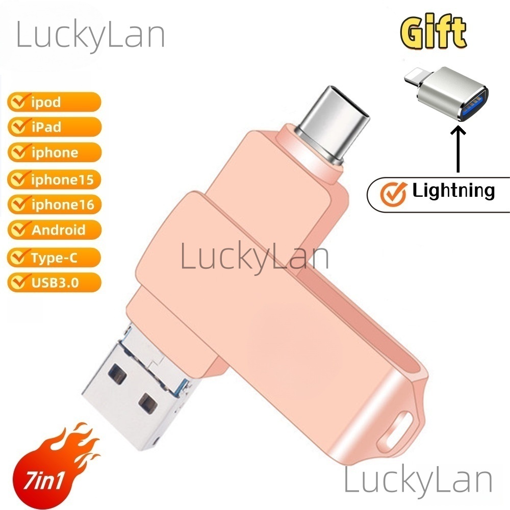 1TB OTG USB 4 trong 1 Loại C Android Lightning USB 3.0 OTG USB Ổ đĩa flash phổ quát OTG USB