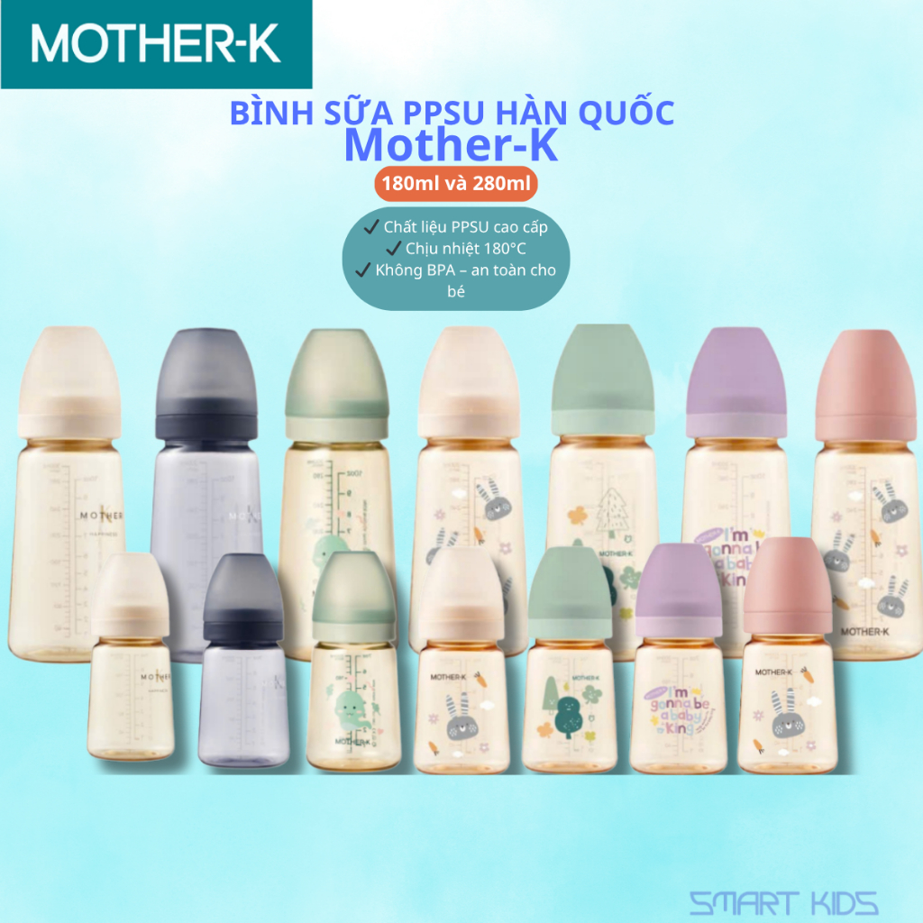 BÌNH SỮA PPSU HÀN QUỐC MOTHER-K