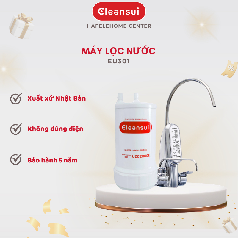 Máy Lọc Nước ion kiềm MITSUBISHI CLEANSUI EU301 - Công Nghệ Nhật Hiện Đại - HUT