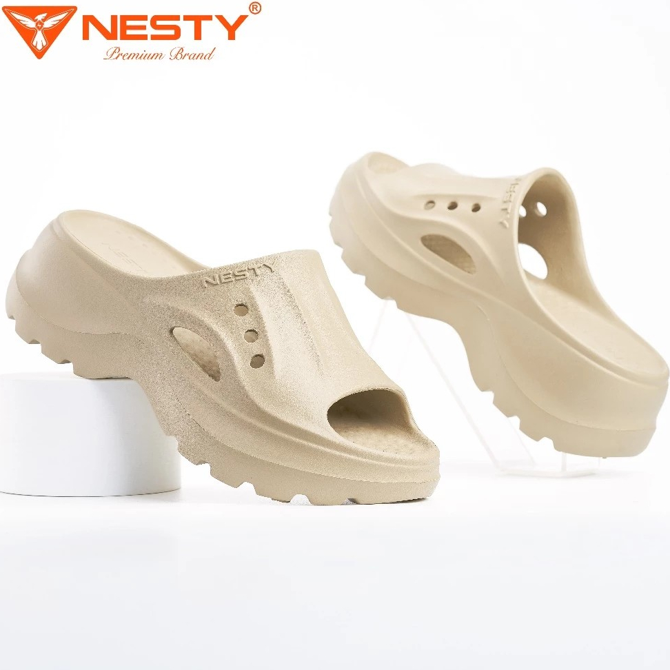 { NE73 } Dép Sục Nesty Cao 7cm Thương Hiệu Nesty – Êm Nhẹ, Đúc Nguyên Khối Hottrend 2026