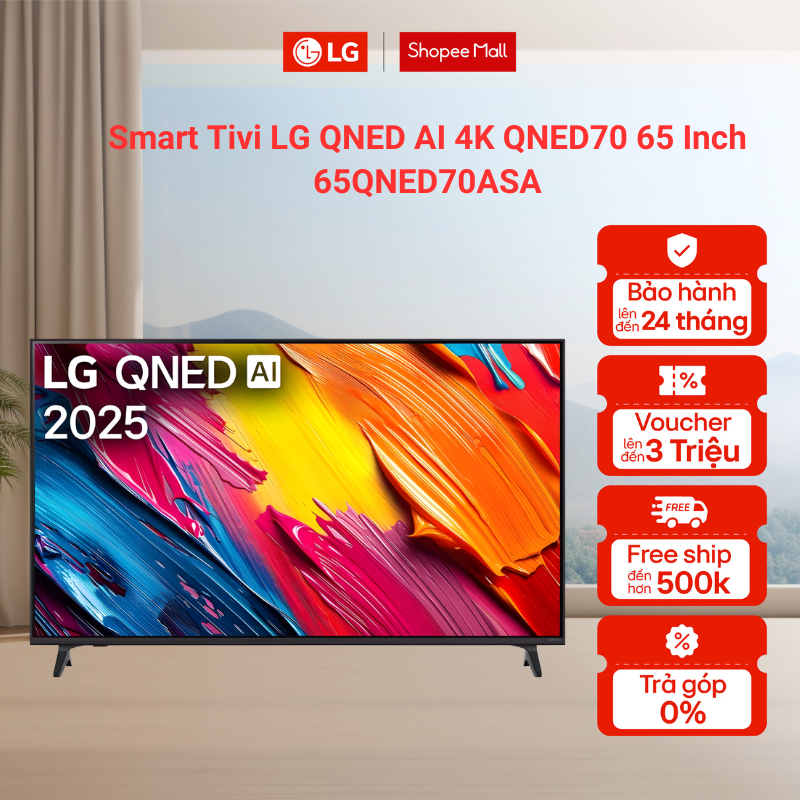 65QNED70ASA - Smart Tivi LG QNED AI 4K QNED70 65 Inch