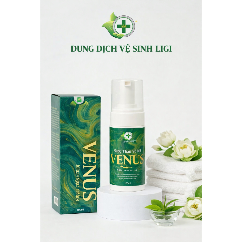 ✅ LIGI Dung dịch vệ sinh Venus Ligi làm sạch dịu nhẹ