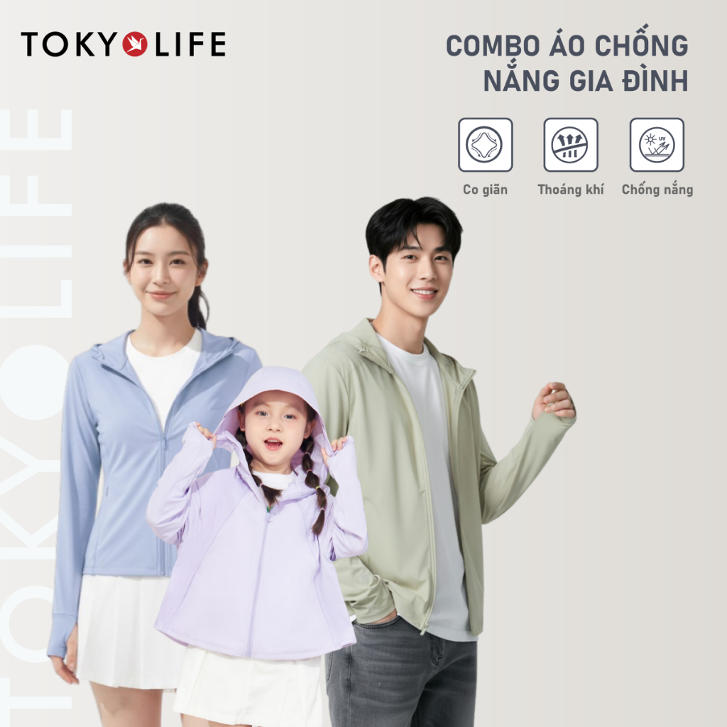 Combo Áo chống nắng Sunstop Ice cho gia đình TOKYOLIFE