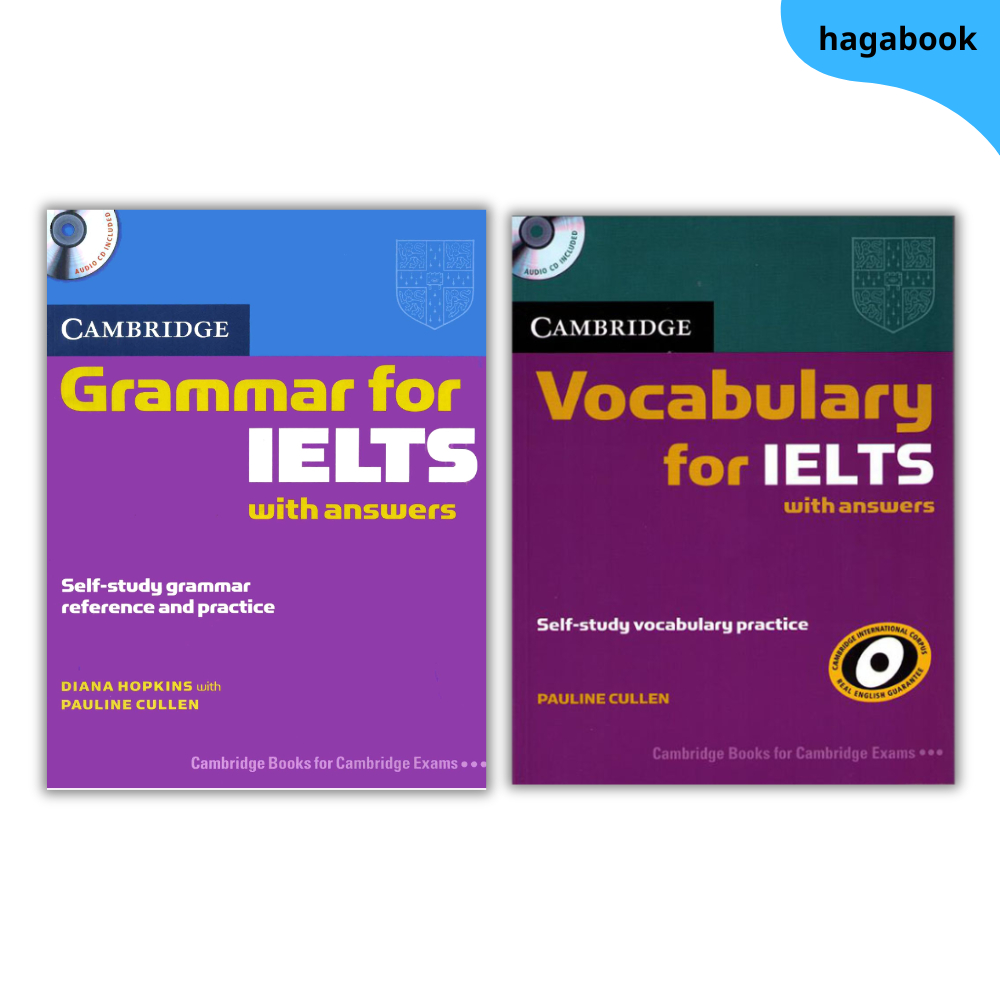 Sách - Grammar for IELTS + Vocabulary for IELTS - In màu/In đen trắng laser đẹp