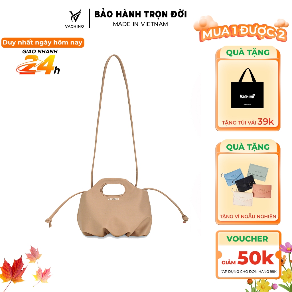 Túi xách nữ dễ thương Flower thương hiệu VACHINO-TX041