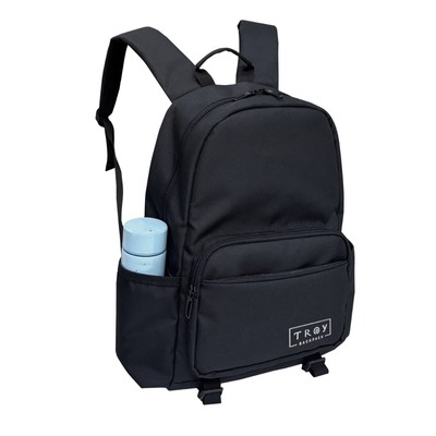 Balo nam nữ thời trang TROY VICKY ngăn đựng laptop chất vải bố chống thấm size 42cm