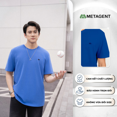 Áo thun nam Regular thêu Logo Metagent MS 57E3805
