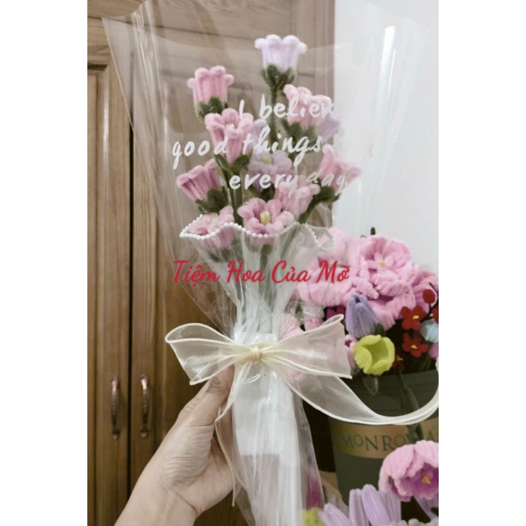 Bó Hoa Linh Lan Kẽm Nhung Xinh