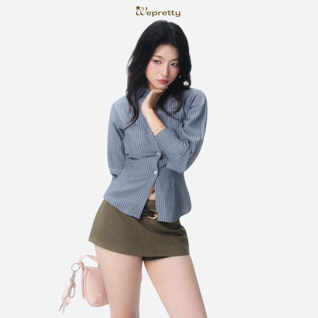 [Tặng Thắt Lưng Đen] CV01 CORA SKIRT Chân Váy Ngắn Nữ Wepretty Clothes Basic Dễ Phối Đồ Phong Cách H