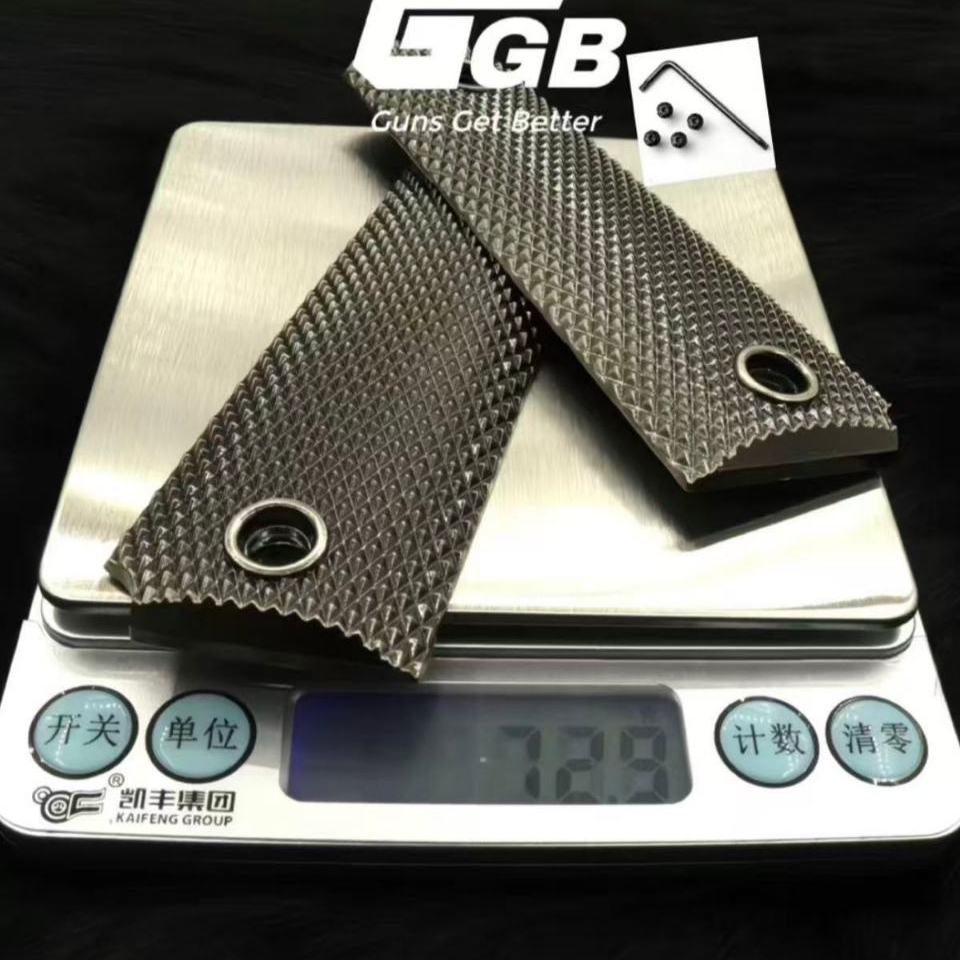 1911 Kim Loại Lắp Ráp Patch Gỗ Bảo Vệ Đầu Bò Thế Hệ Thứ Sáu