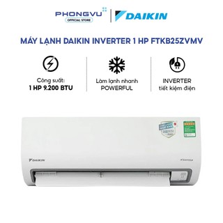 Máy lạnh Daikin Inverter 1 HP FTKB25ZVMV - Enzyme Blue PM2.5 - Bảo hành 12th