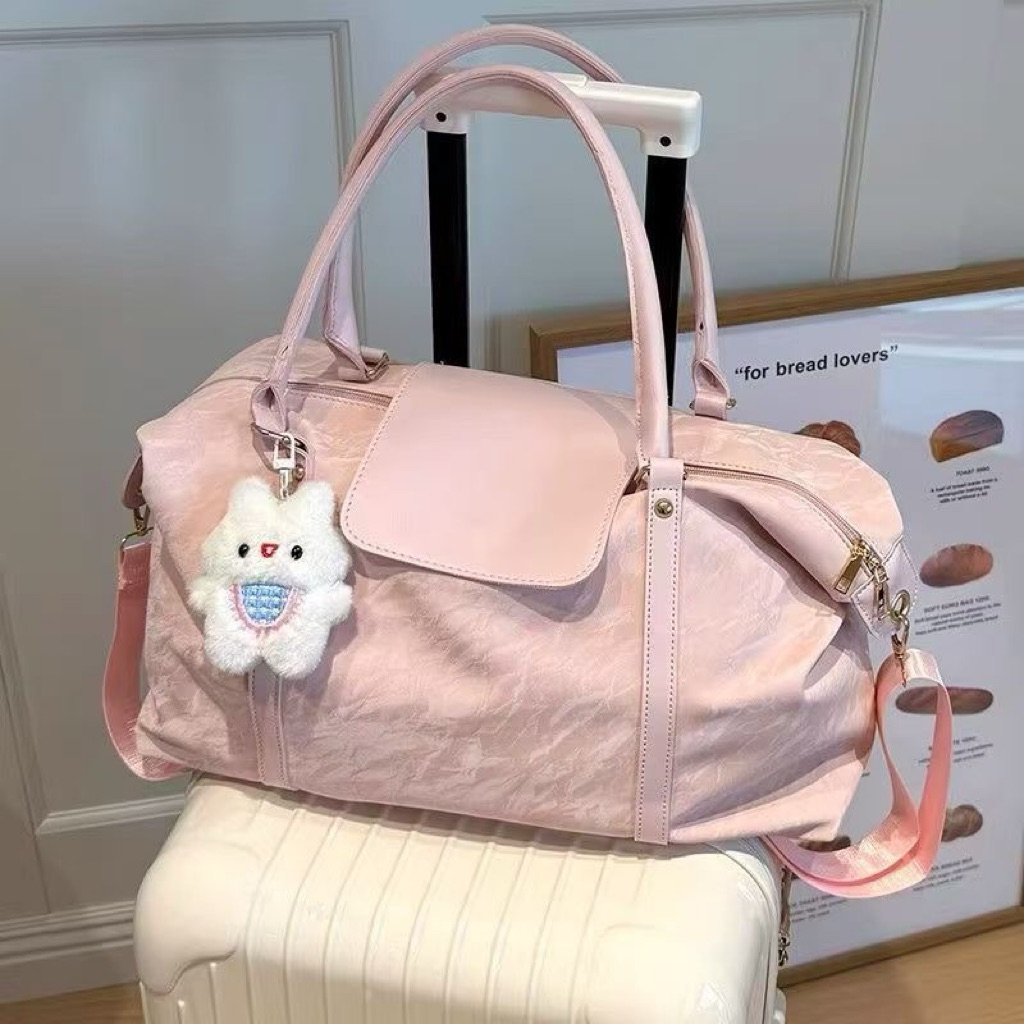 (Không kèm charm) Túi du lịch lớn mẫu vân giả Quảng Châu 2027 Aline Store