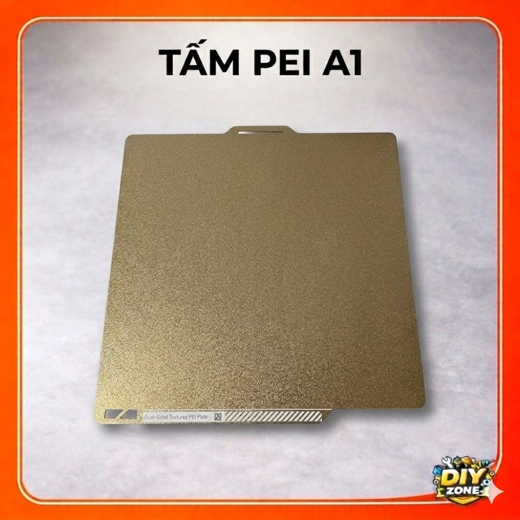 Tấm PEI Bambu Lab A1 - In 2 Mặt - Độ Dày Nguyên Bản