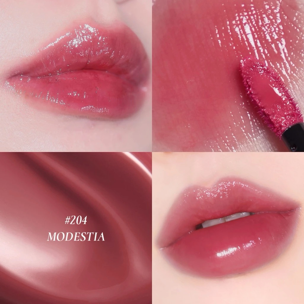 Son tint Dinto Blur Lip Tint #204 Modestia – Màu dễ dùng, phù hợp nhiều kiểu trang điểm