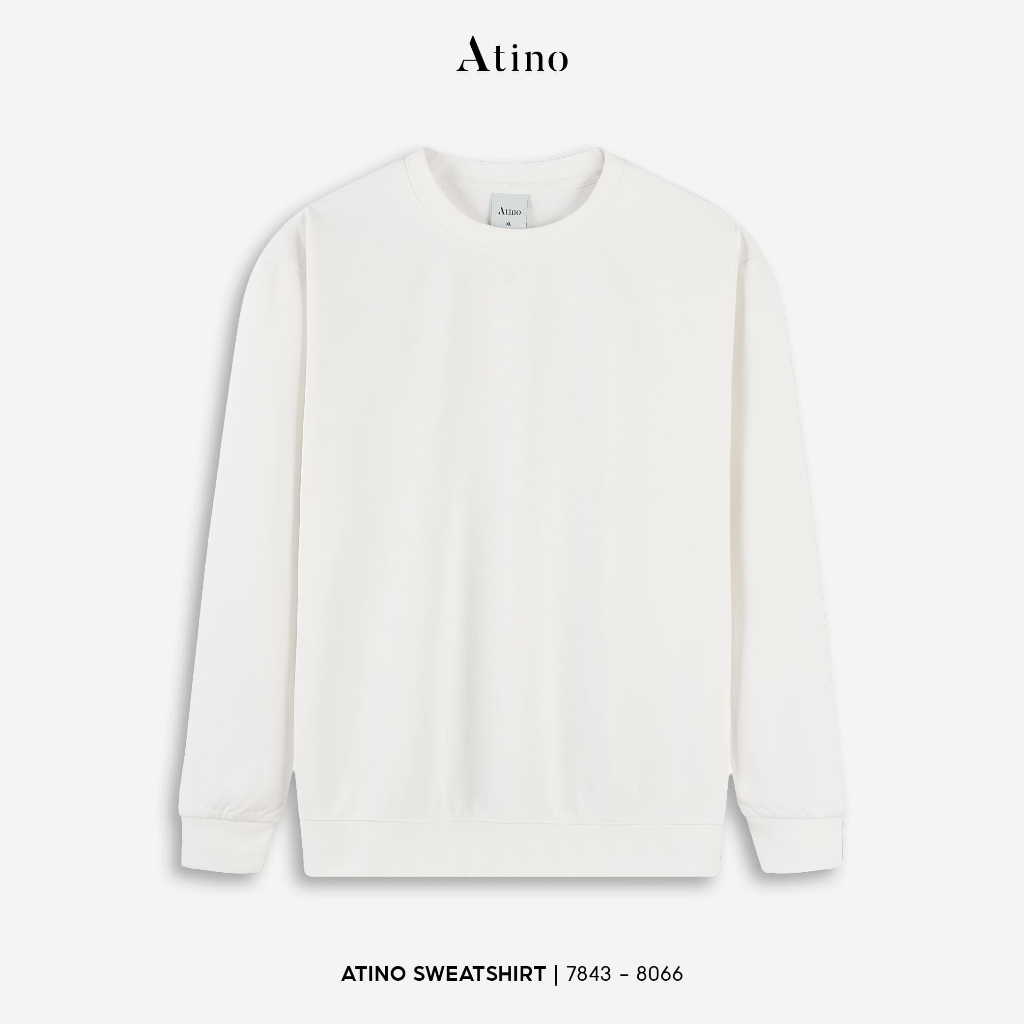 Áo Nỉ Nam ATINO Form Fitted Ôm Vừa Vặn Chất Liệu Polyester Cao Cấp Giữ Nhiệt Tốt L.1.7843 - 8066