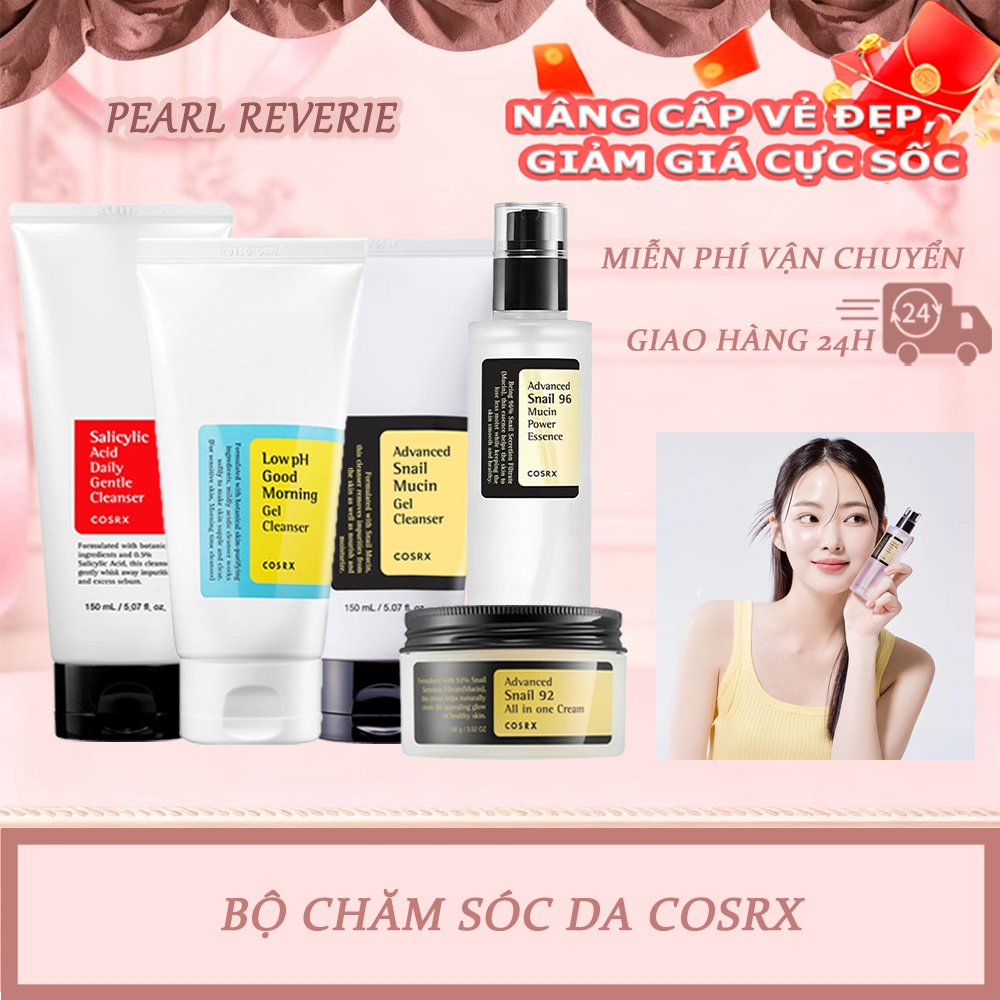 Bộ Dưỡng Da COSRX - Cải Thiện Làn Da Mềm Mại, Dưỡng Ẩm Và Làm Sáng Da