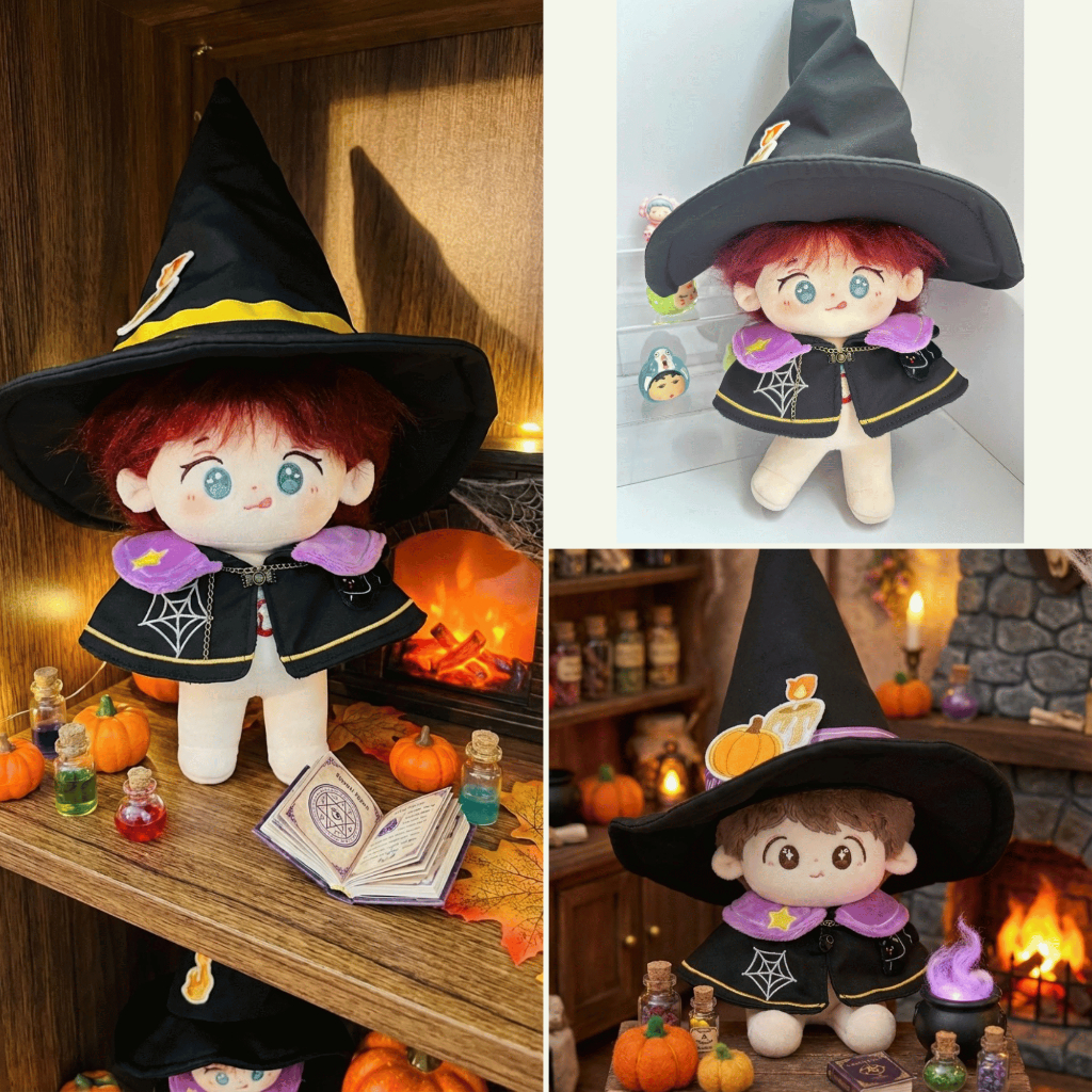 Quần Áo Búp Bê 20cm GUAILA TOYs Clothes Chủ Đề Halloween, Outfit Doll 2026 Phụ Kiện Decor, Quà Tặng