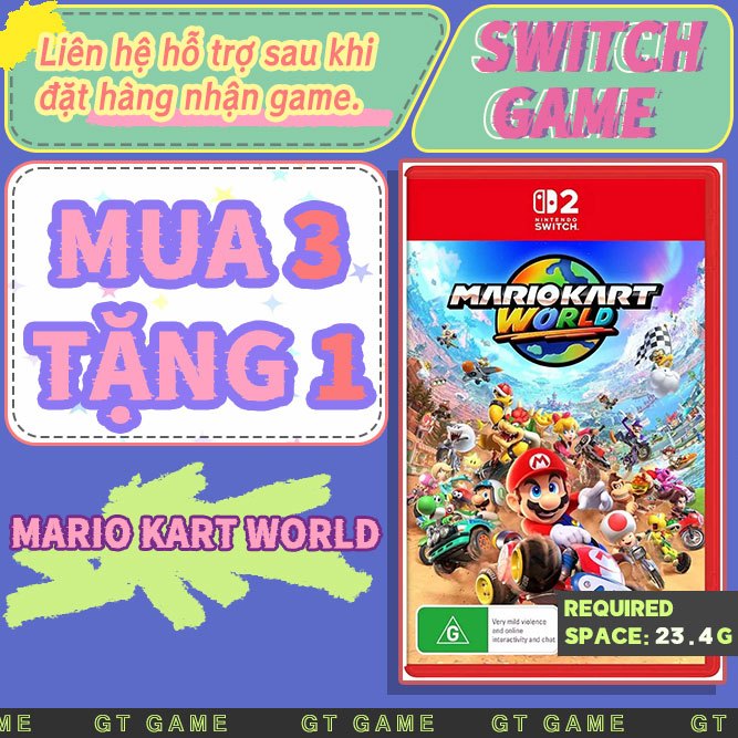 Mario Kart World Nintendo Switch（Switch Game） -Mua 3 tặng 1