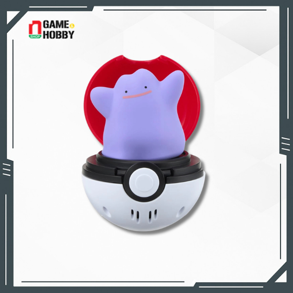 MÔ HÌNH NHÂN VẬT POKEMON PYOKOPUNYU DITTO - BÓNG BẬT POKEMON CHÍNH HÃNG TAKARA TOMY