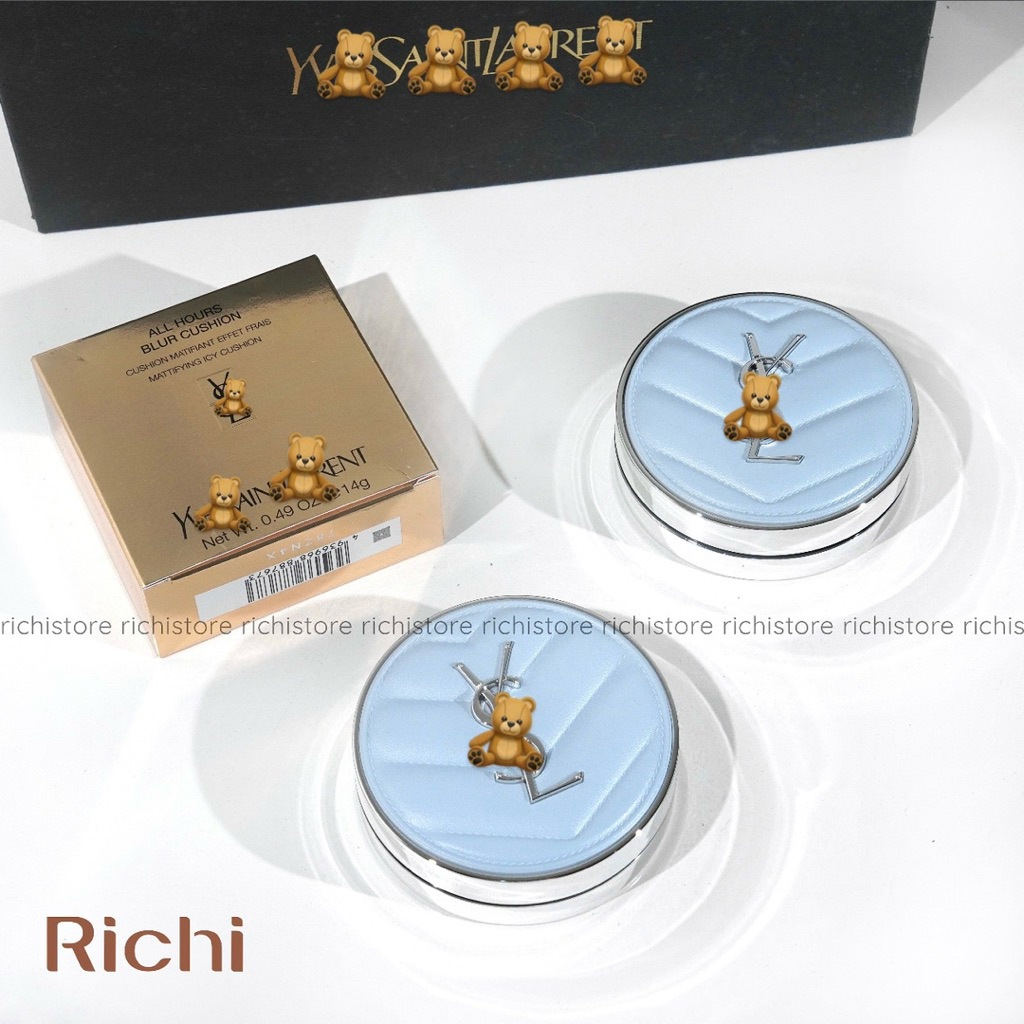 Cushion All Hours Blur Icy Blue Limited bản vỏ xanh