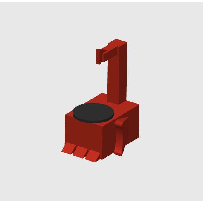 Mô hình Máy thay lốp xe Diorima in 3D tỉ lệ 1:64 có thể trưng bày trong garage mô hình, sa bàn