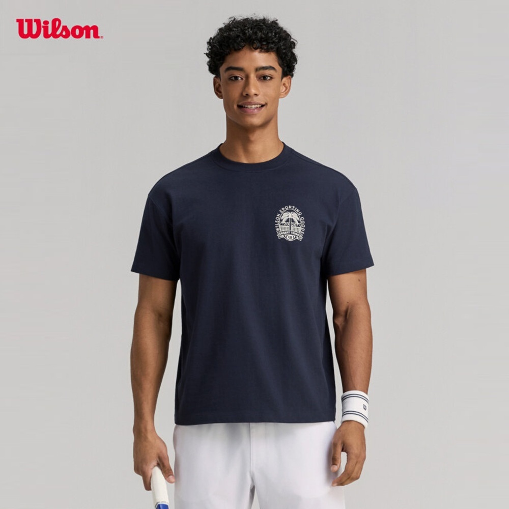 Wilson Men Classic Cotton Graphic Áo Thun Thể Thao WN00016